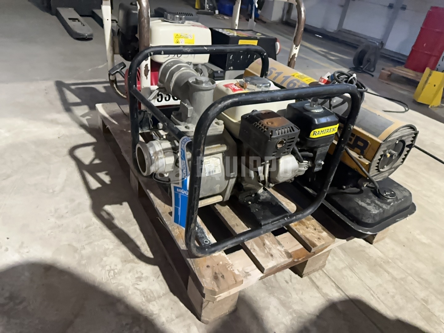 Pallet Site Support Equipment Pallet – Generator, Pumps & Heaters - - Maquinaria Pequeña Usada