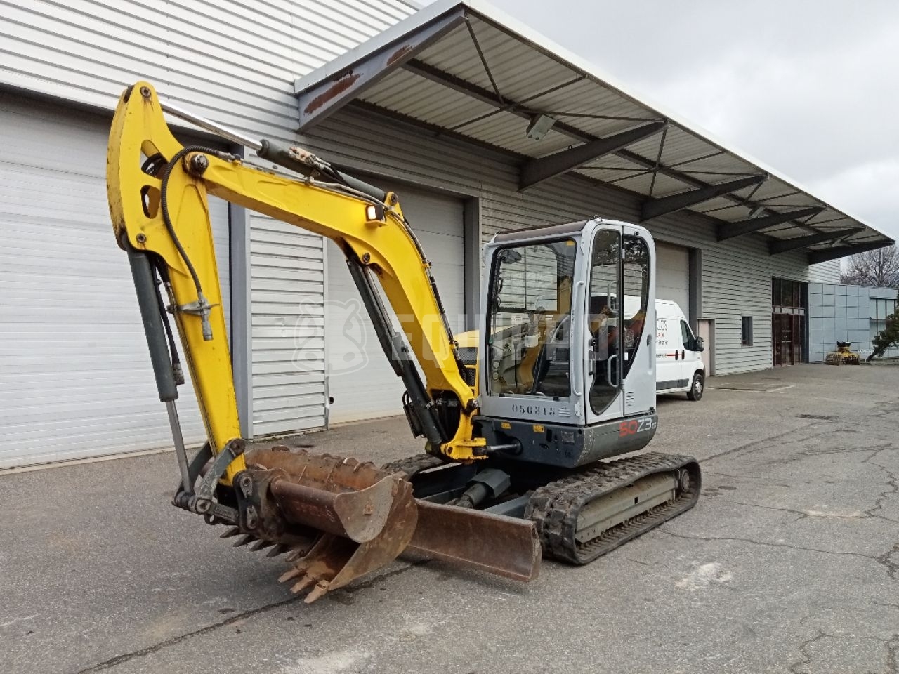 Wacker Neuson 50Z3 z 3 łyżkami koparki - - Używany Mini koparka < 7t