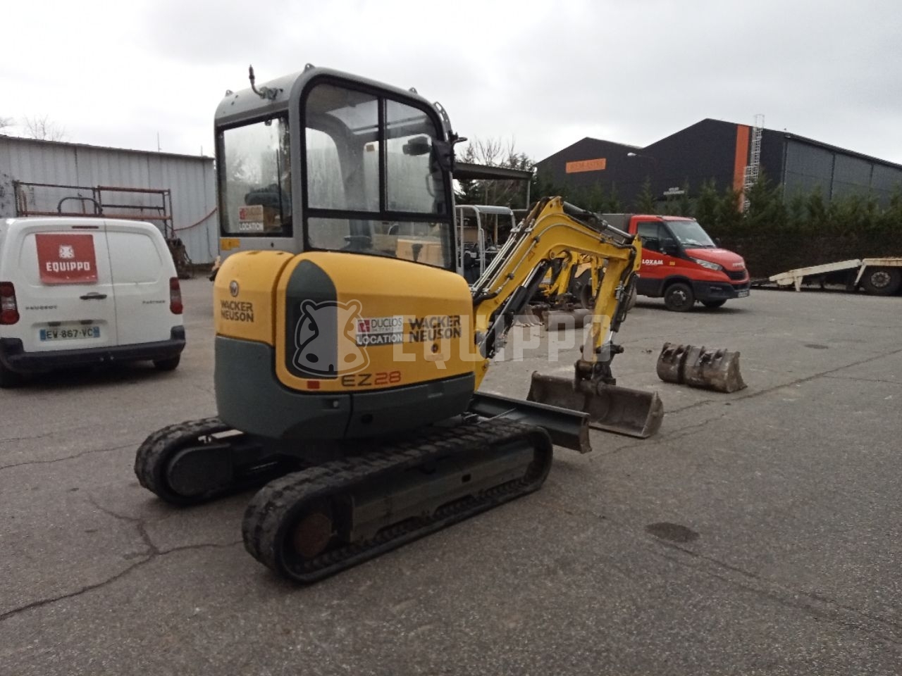 Wacker Neuson EZ28 with 3 excavator buckets - - Used Mini Excavator  < 7t