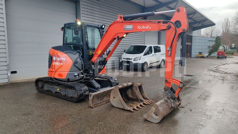 Kubota U50-5 mit 3 Baggerlöffeln - - Gebrauchte  Minibagger < 7t