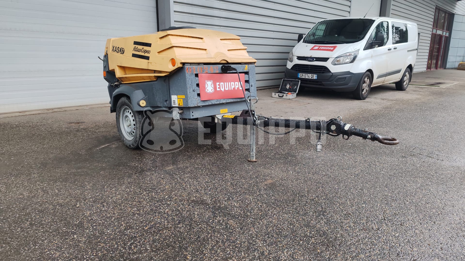 Atlas Copco Xas 37 Kd  - - Używany Sprężarka powietrza