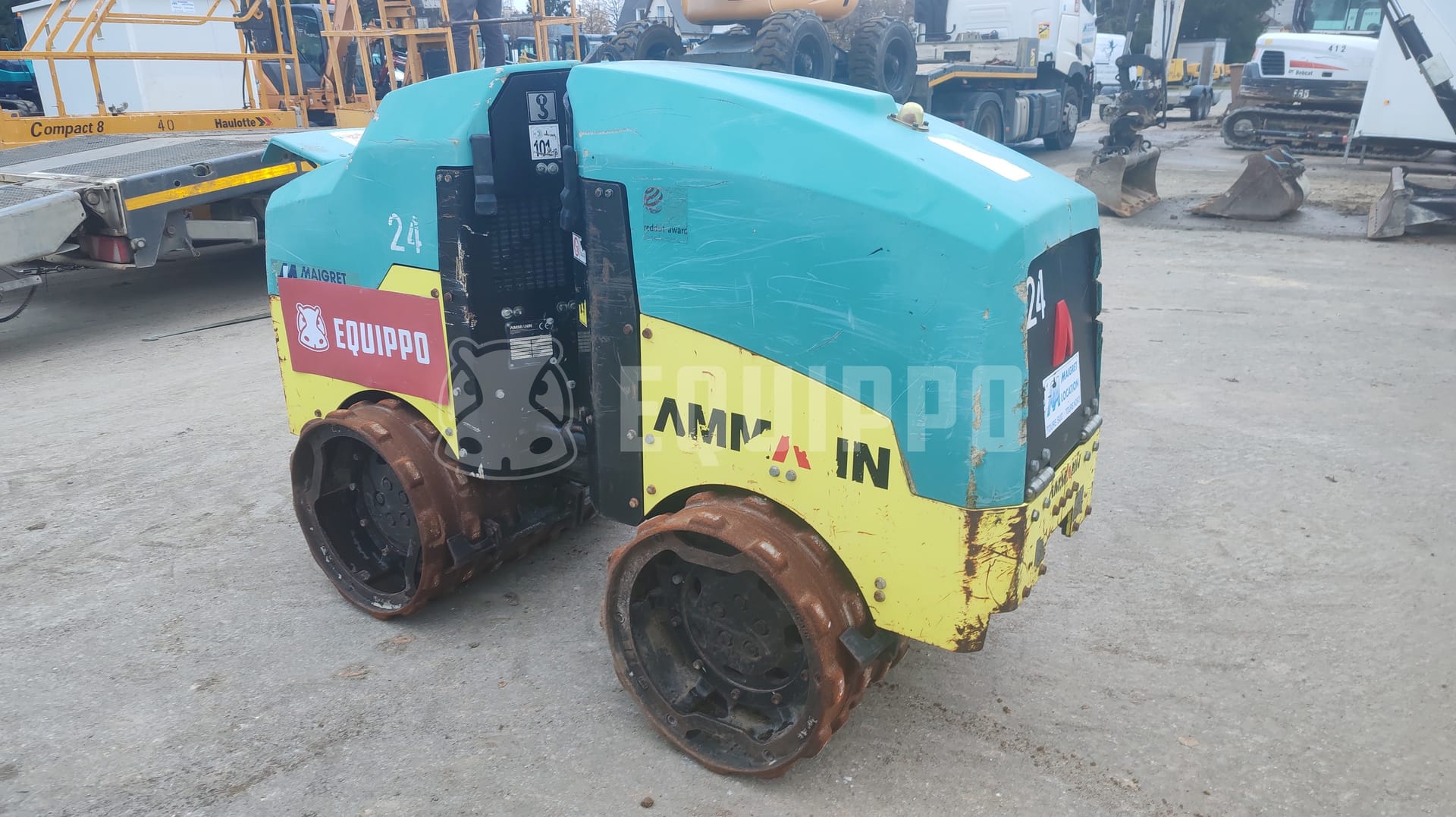 Ammann ARR 1575 - - Używany Walec tandemowy