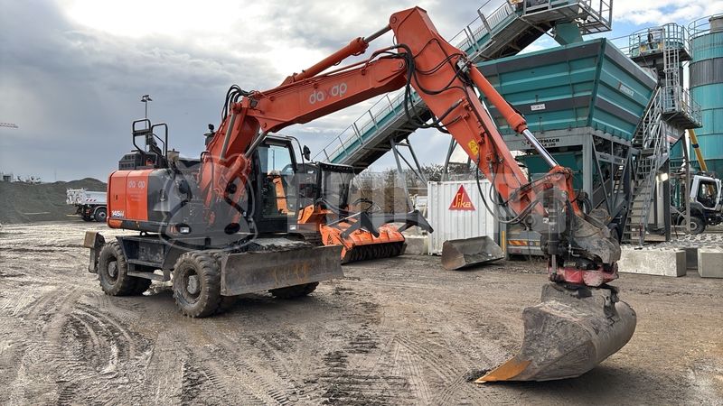 Hitachi ZX145W-6  - - Excavadora de ruedas Usada