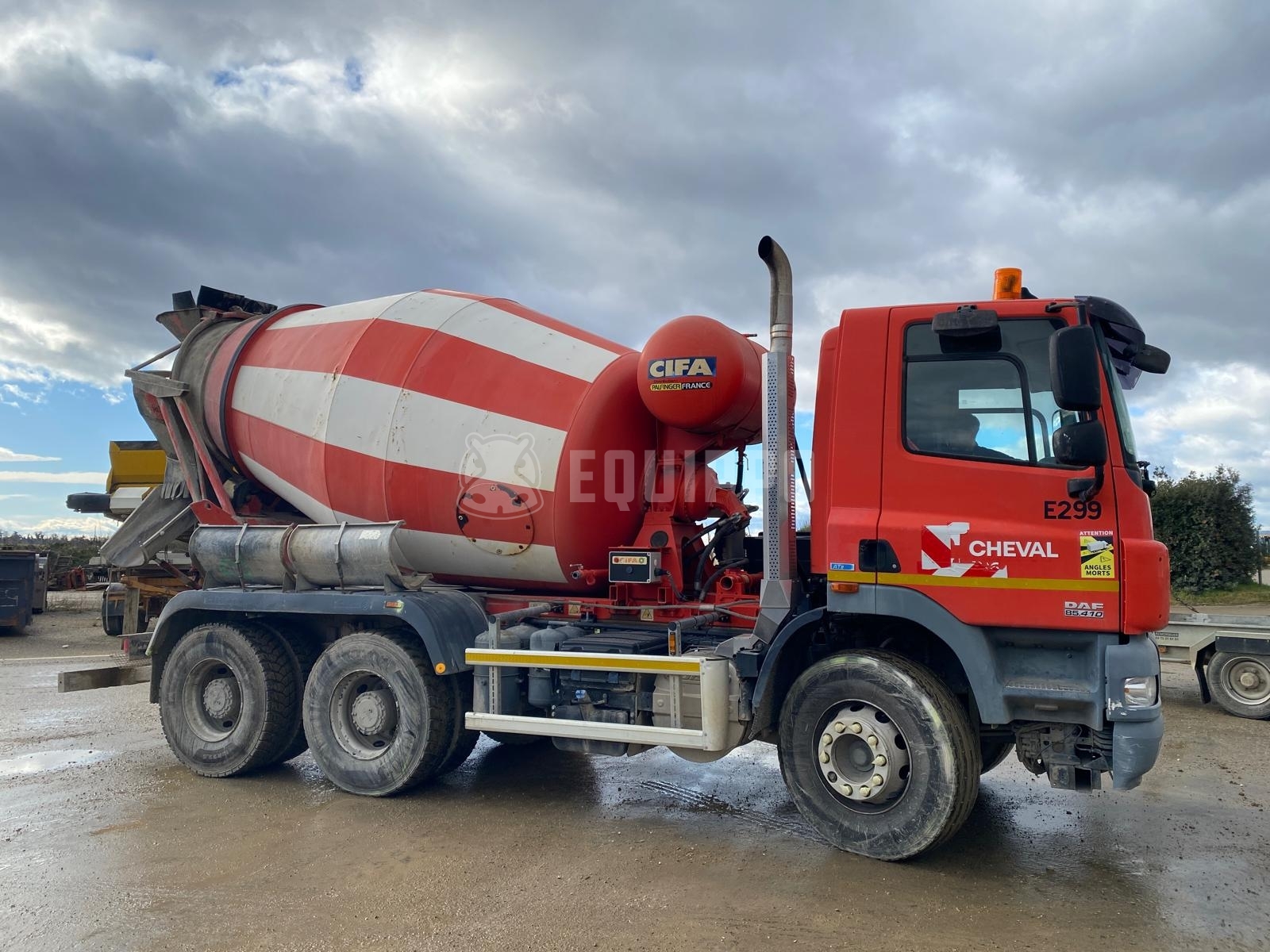 DAF CF 85.410 with Cifa mixer  - - Used Concrete Mixer - Offroad