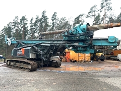 Delmag RH 18 on Sennebogen SR 25T - - Gebrauchte  Bohrgerät