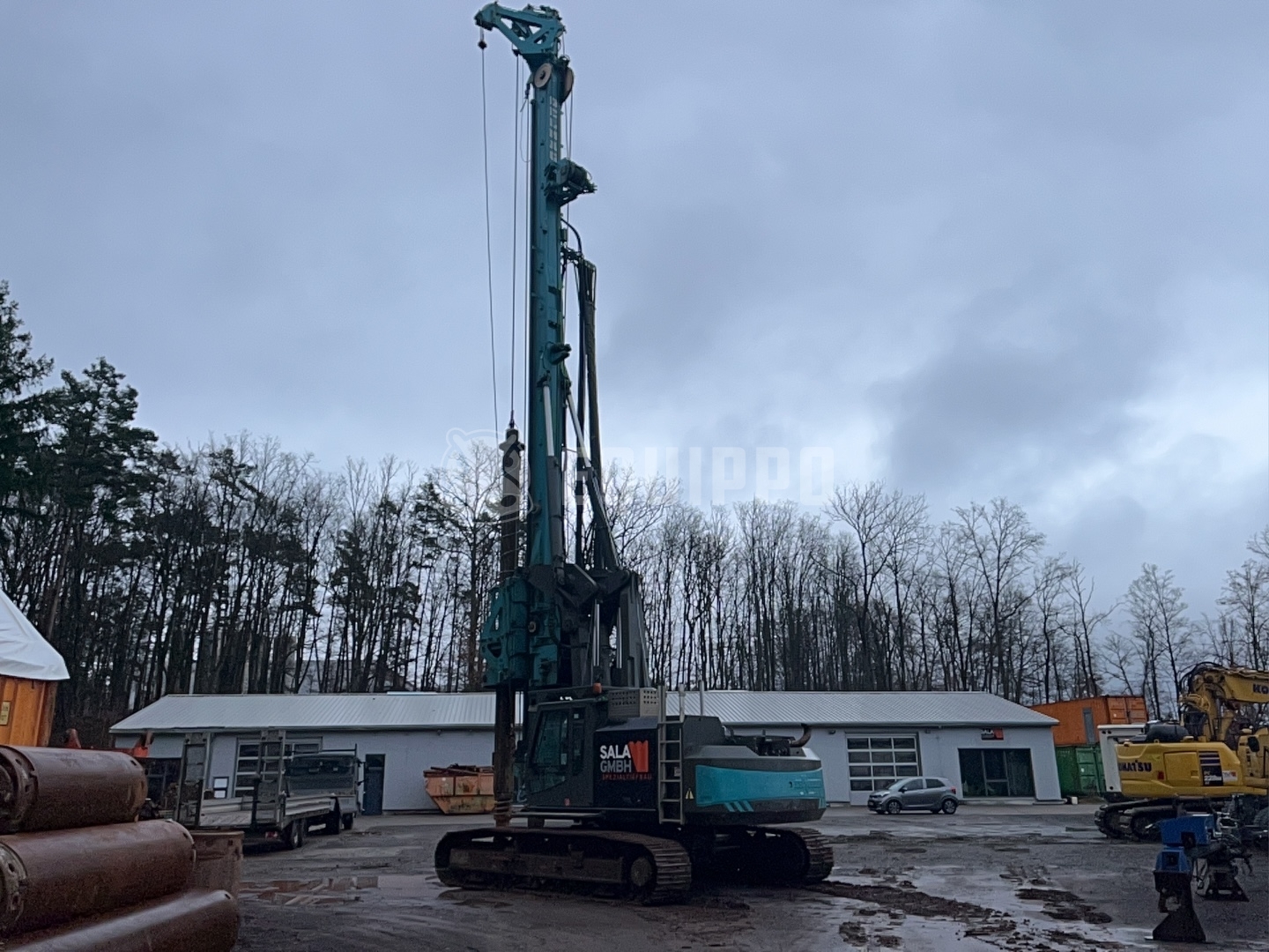 Delmag RH 18 on Sennebogen SR 25T - - Gebruikte Boorinstallatie