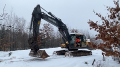 Volvo EC250DNL z 3 łyżkami koparki - - Używany Gąsienicowy Koparka