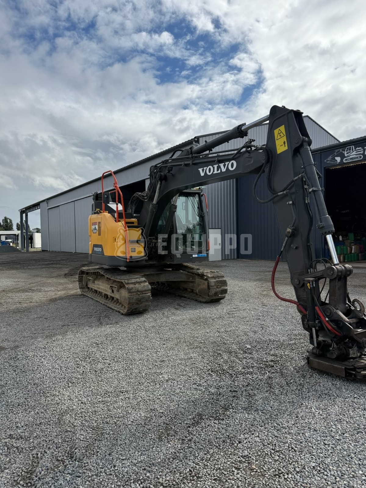 Volvo ECR145EL with Steelwrist rototilt and 2 buckets - - Used Tracked Excavator