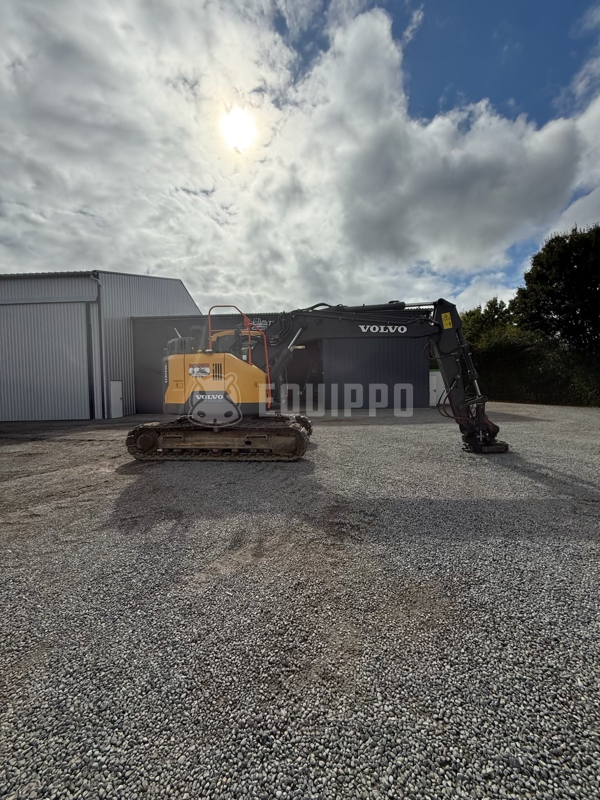 Volvo ECR145EL with Steelwrist rototilt and 2 buckets - - Used Tracked Excavator