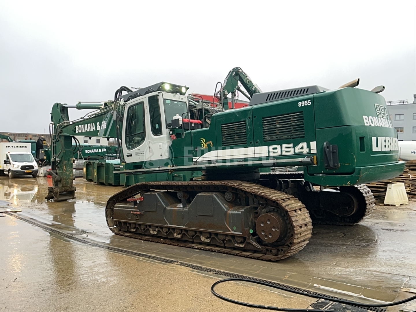 Liebherr R954C z 2 wysięgnikami i 2 łyżkami - - Używany Gąsienicowy Koparka