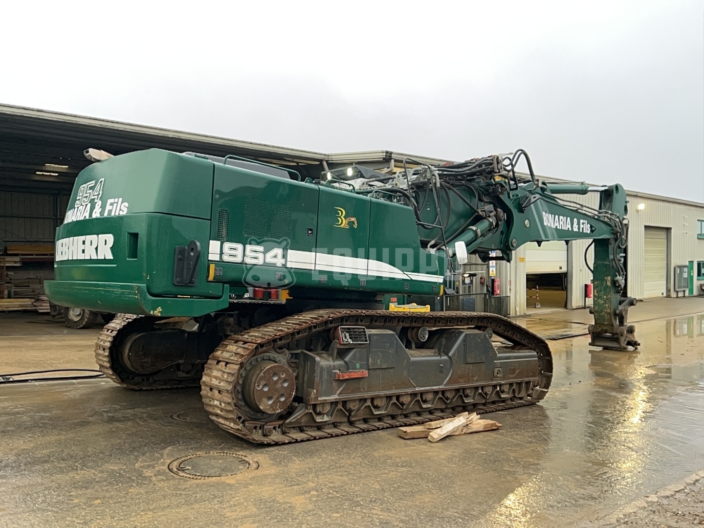 Liebherr R954C z 2 wysięgnikami i 2 łyżkami - - Używany Gąsienicowy Koparka