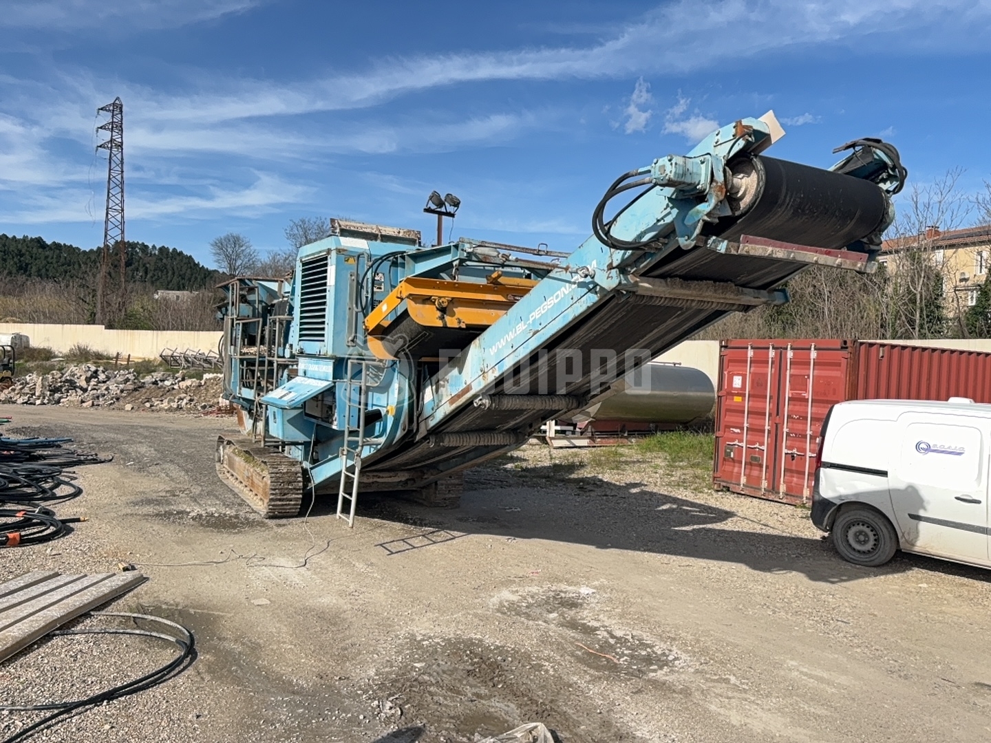 Terex Pegson 428 Track Feeder Auswirkung - - Gebrauchte  Brecher