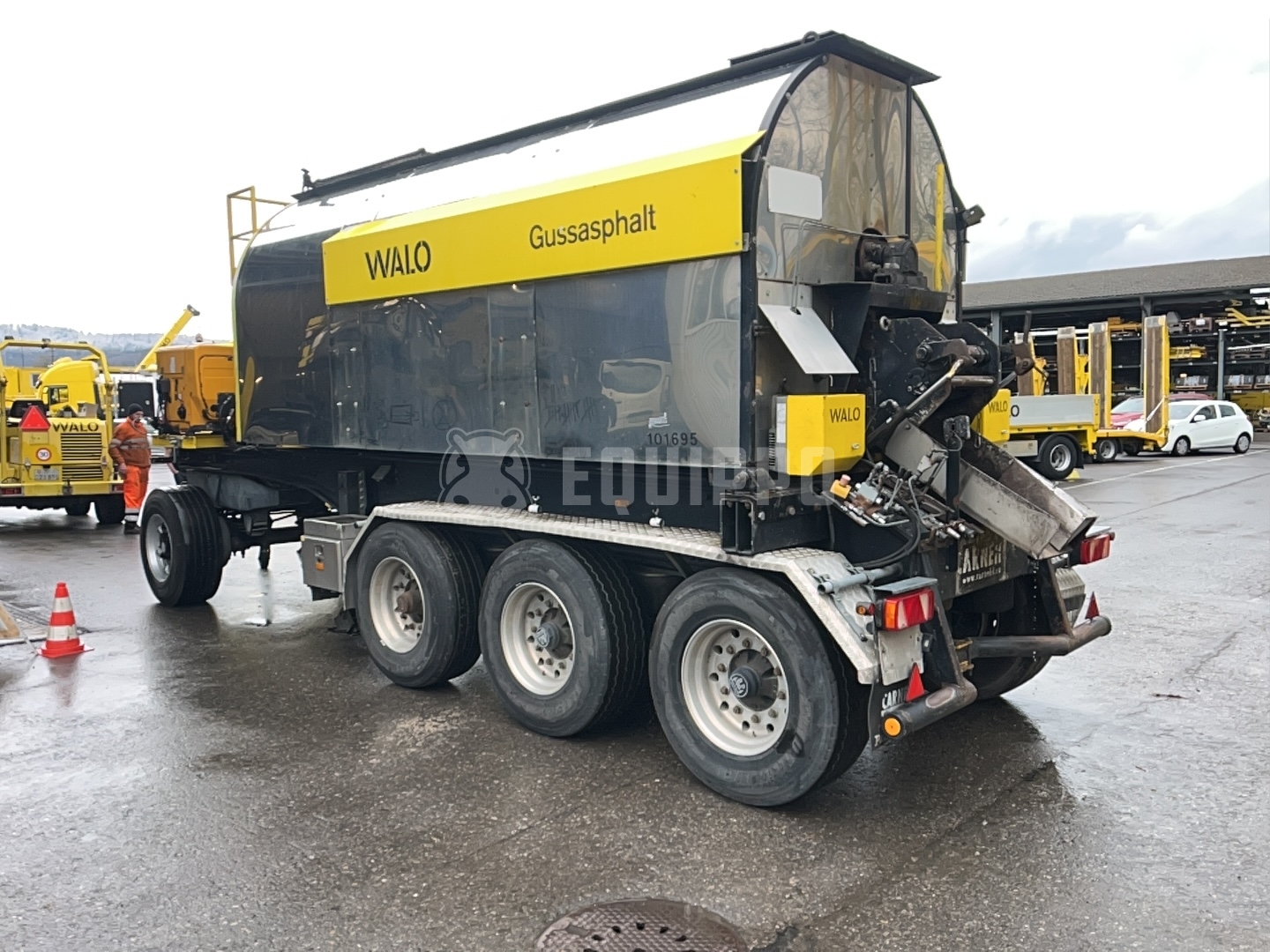 Linnhoff & Henne AWoel 1003 Gussasphalt-Fertiger / Gussasphalt-Fertiger - - Gebrauchte  Asphaltsprüher