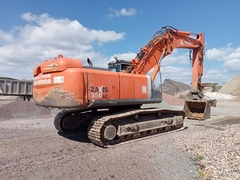 Hitachi ZX350LC-3 z standardowym wysięgnikiem do ziemi i długim wysięgnikiem przednim - - Używany Excavator do rozbiórek