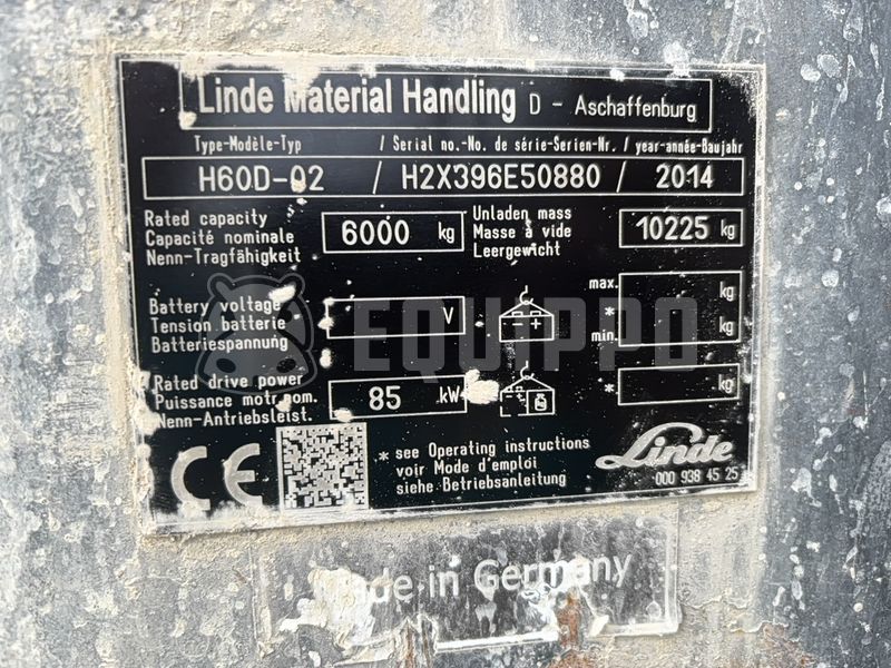 2014 Linde H60-48180062