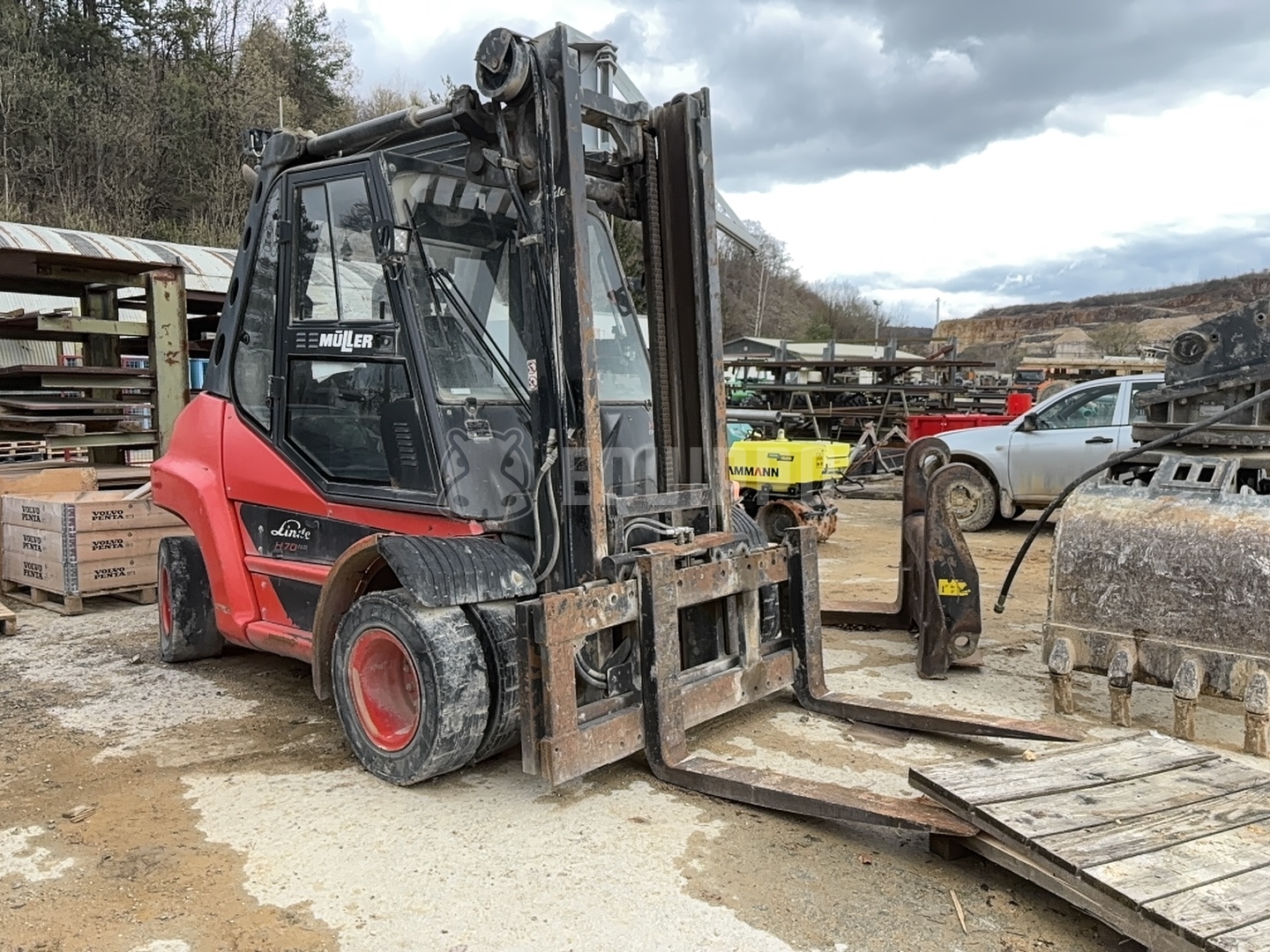 Linde H70D - - Carretilla Elevadora Usada