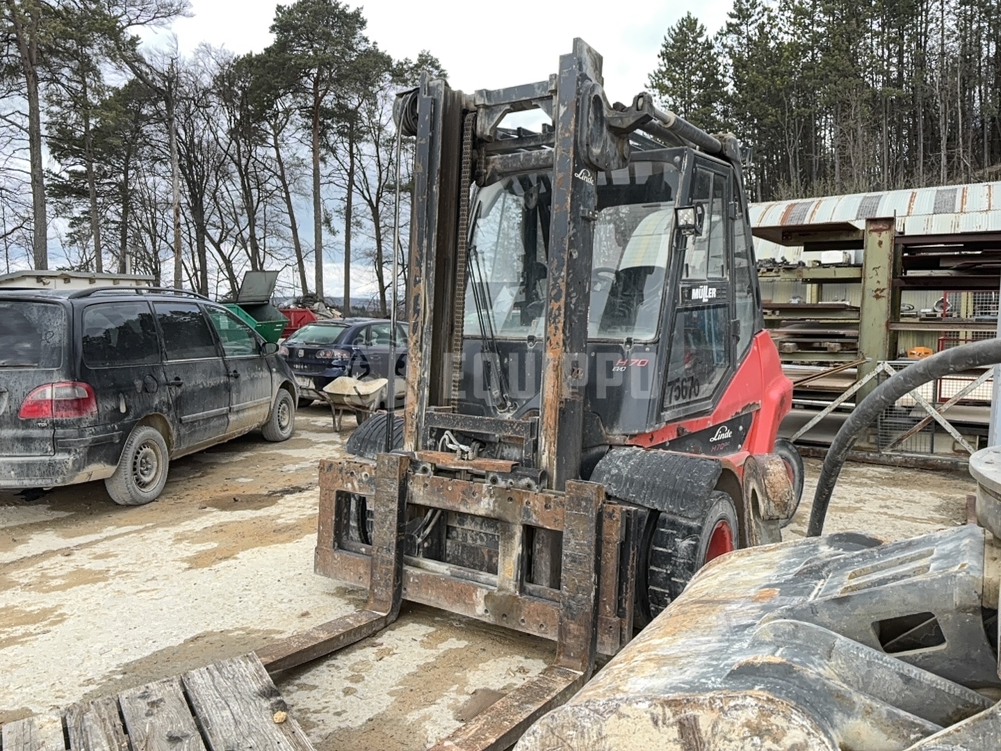 Linde H70D - - Carretilla Elevadora Usada