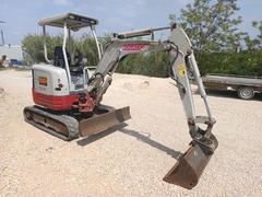 Takeuchi TB23R mit 3 Baggerlöffeln - - Gebrauchte  Minibagger < 7t