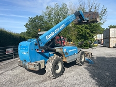 Terexlift GTH 4010 met graafbak en vorken - - Gebruikte Verreiker