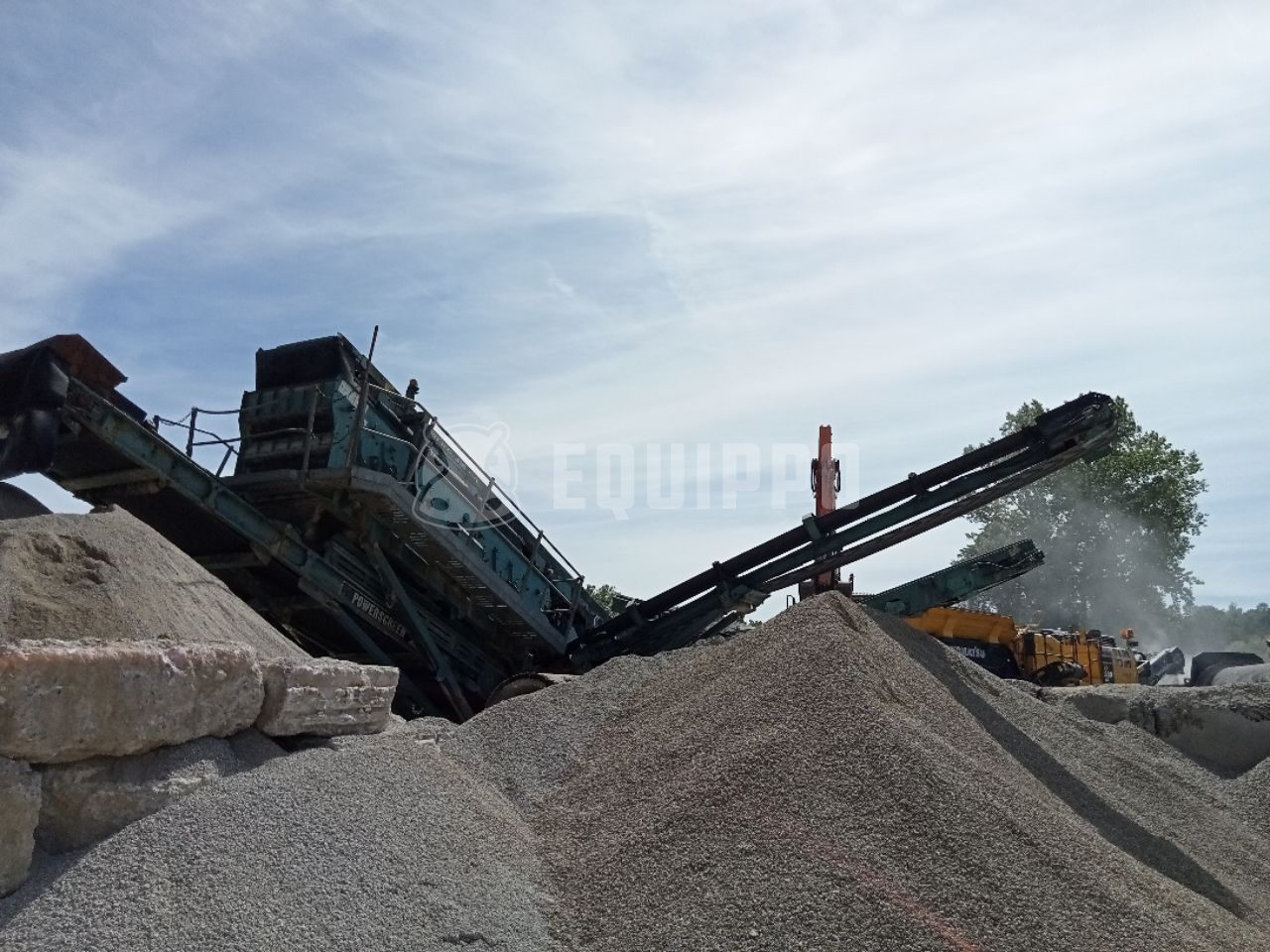 Powerscreen Chieftain 1700 - - Gebrauchte Siebanlage
