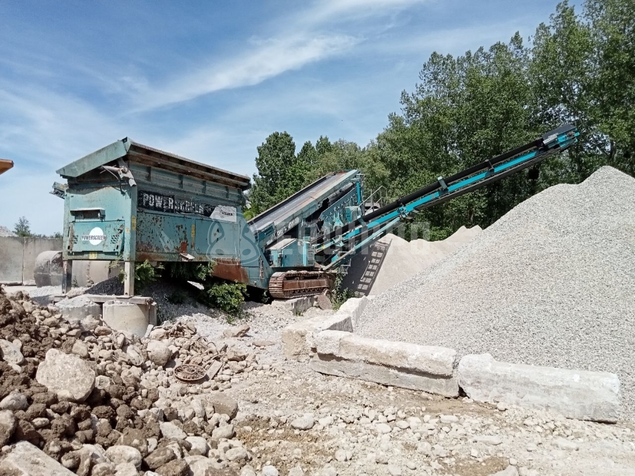 Powerscreen Chieftain 1700 - - Gebrauchte Siebanlage