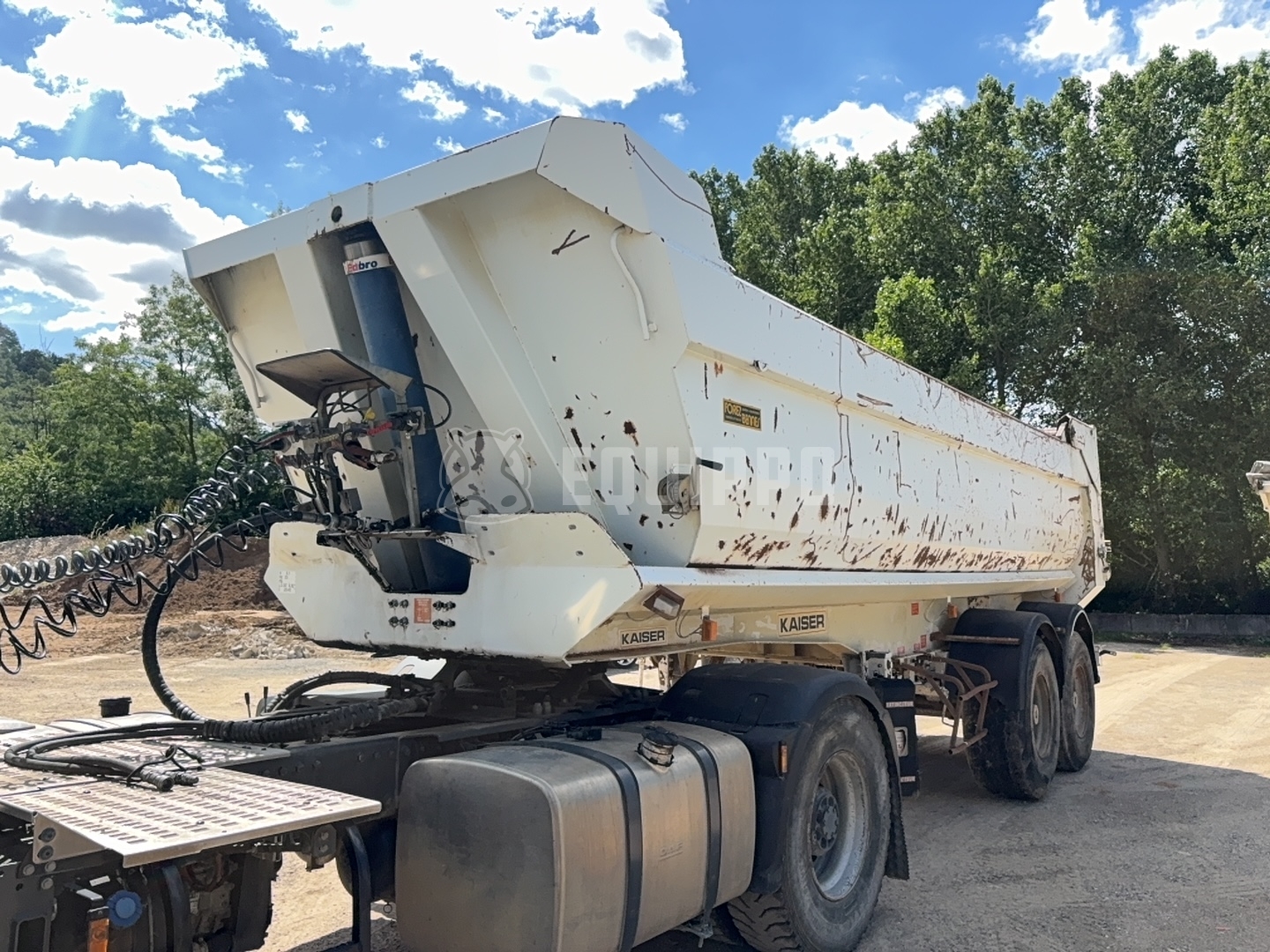 ROBUSTE KAISER VHR S330 2V  - - Used Tipper Semi-trailer
