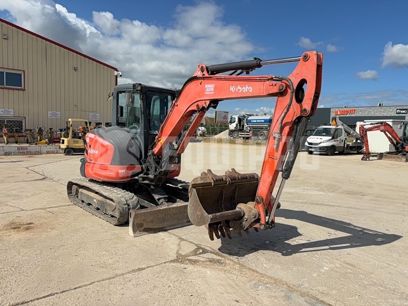 Kubota U55-4 KE mit 3 Baggerlöffeln - - Gebrauchte Minibagger < 7t