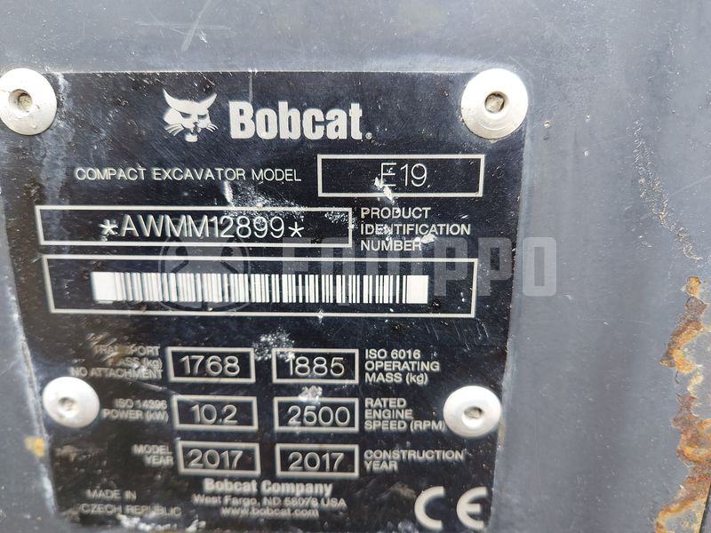 2017 BOBCAT E19-48791890