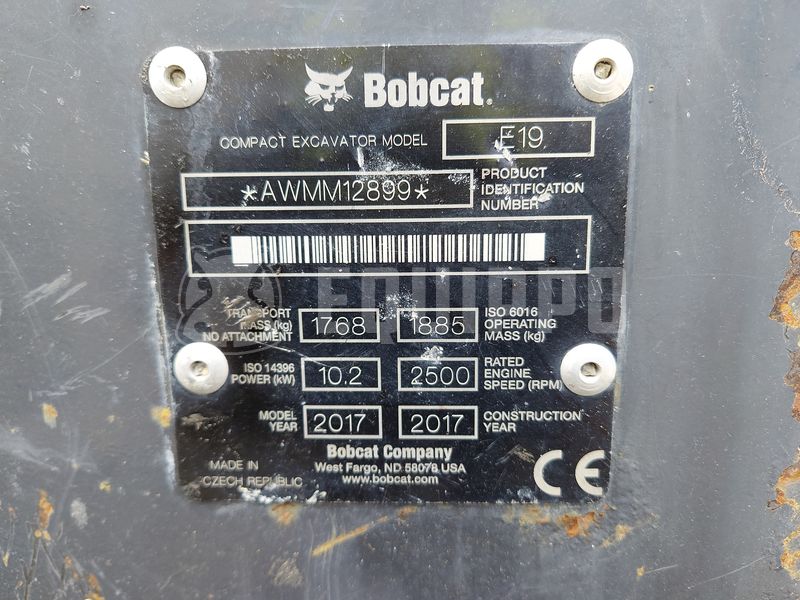 2017 BOBCAT E19-48791892