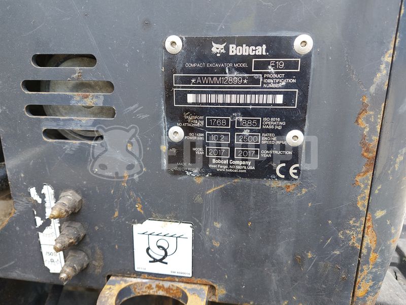 2017 BOBCAT E19-48791894
