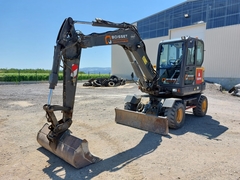 Photo de la Volvo EW60E avec 5 godets