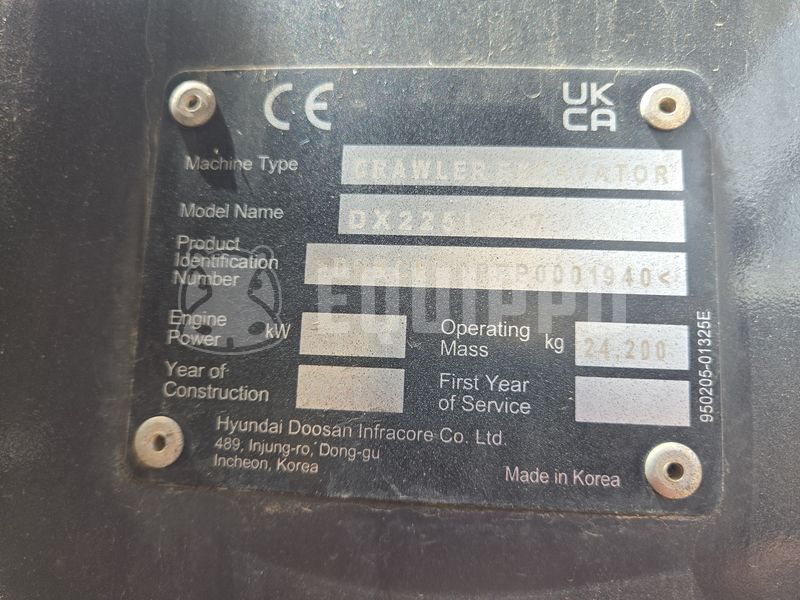 2023 Doosan DX225LC-5-48788949