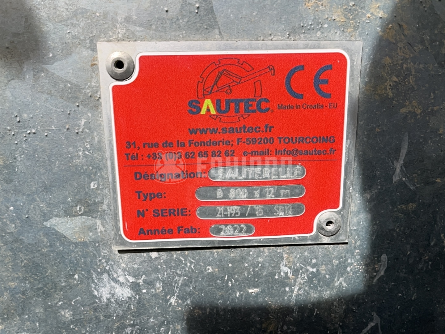 Sautec B800 x 12m  - - Used Conveyor