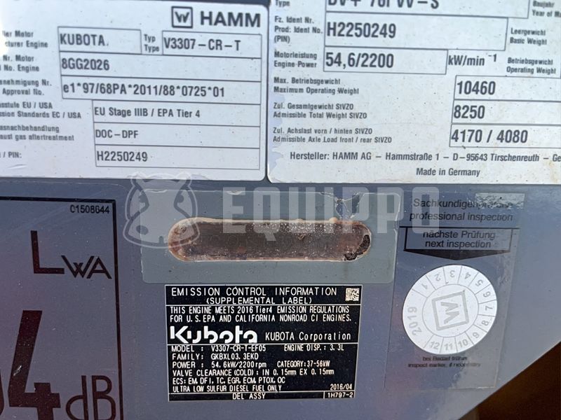 2018 HAMM DV+ 70I VV-S-48809941