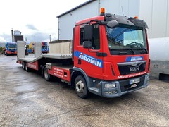 MAN TGL 8.250 4x2 Tieflader - - Gebruikte Semi-Dieplader