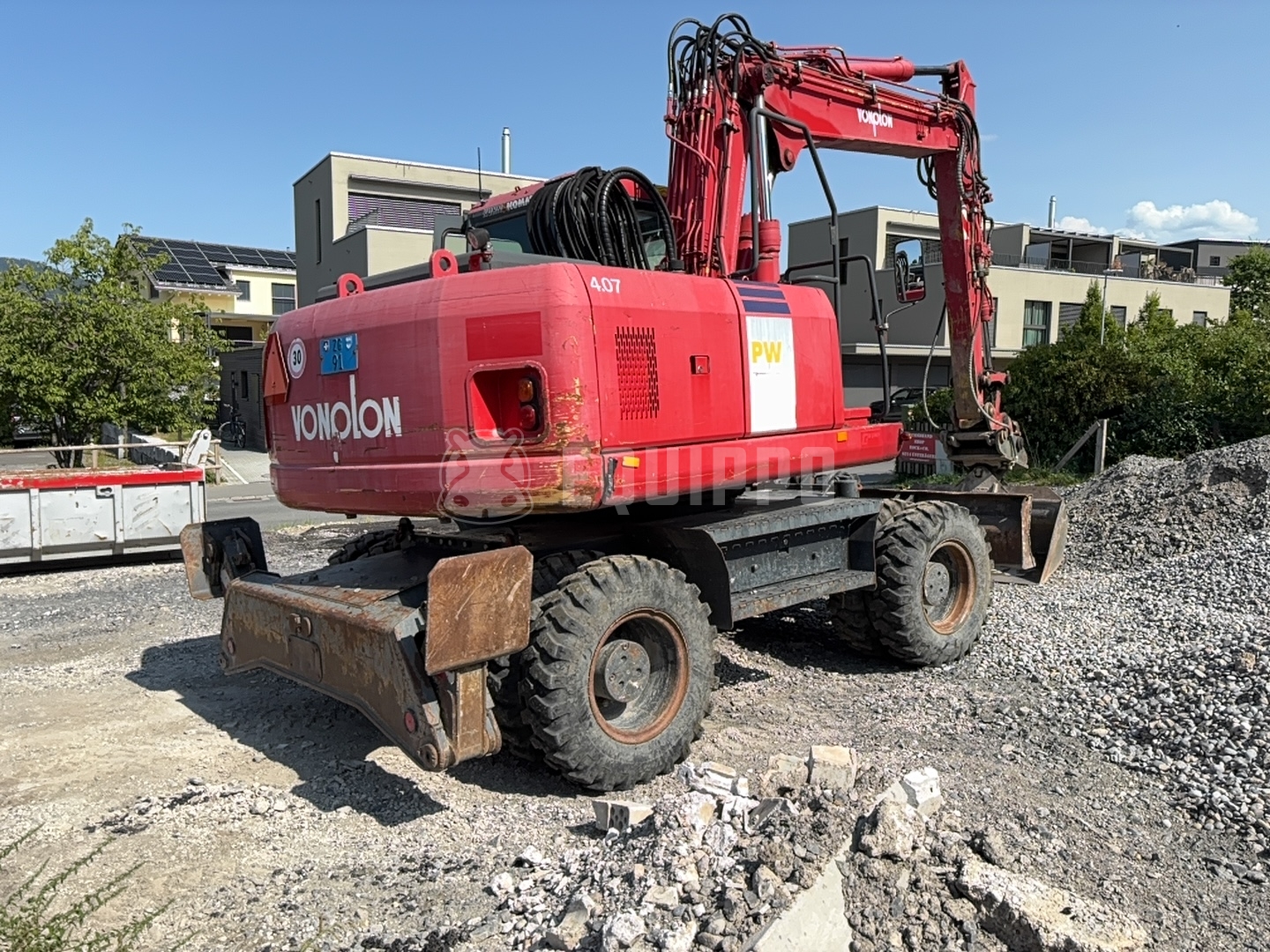 Komatsu PW160-7K - - Used Wheeled Excavator