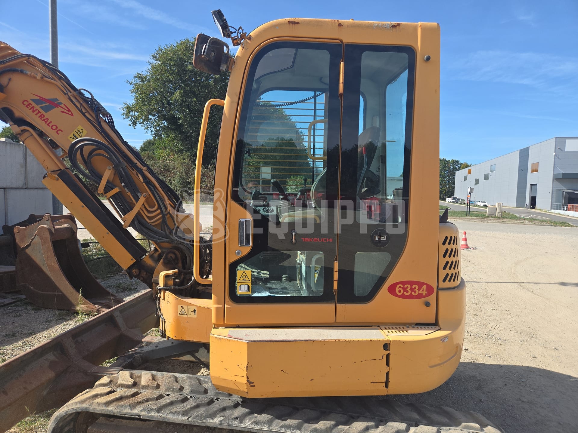 Takeuchi TB153FR - Cabin / Cab door - Used Mini Excavator < 7t