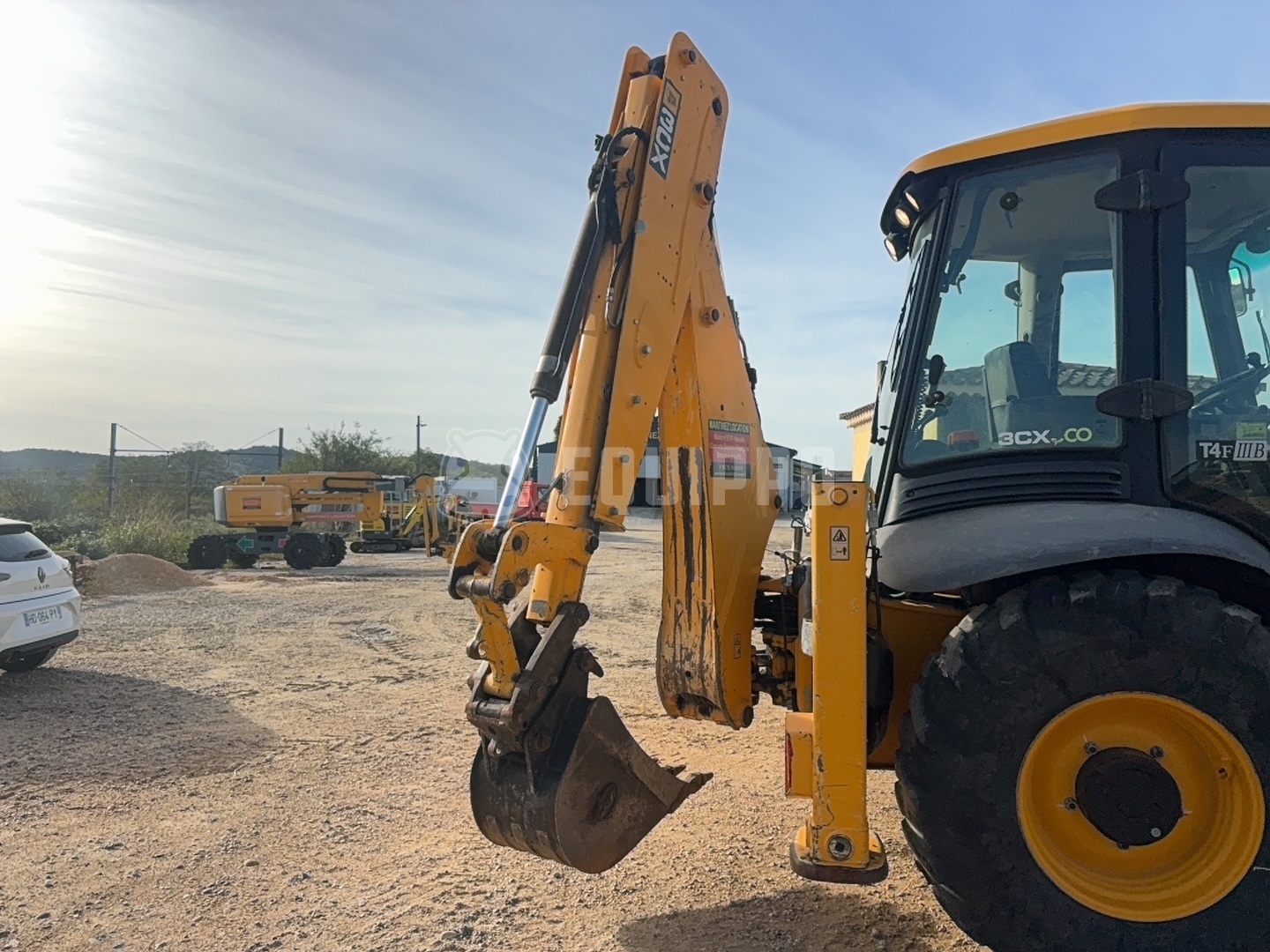 JCB 3CX  - - Gebruikte Graaflaadcombinatie