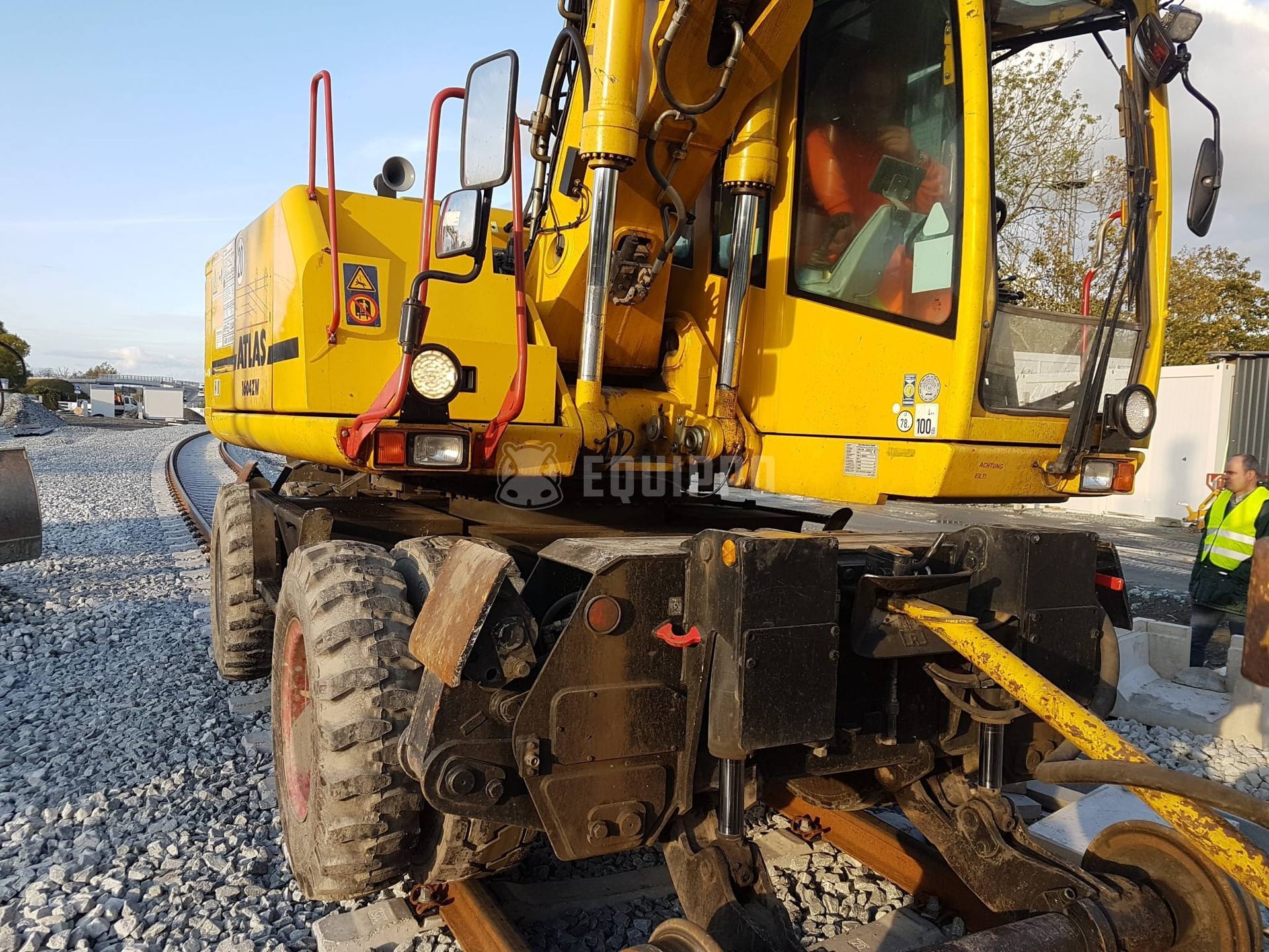 Atlas 1604 ZW Rail Road (with German Railwork Permit)  - - Used Wheeled Excavator