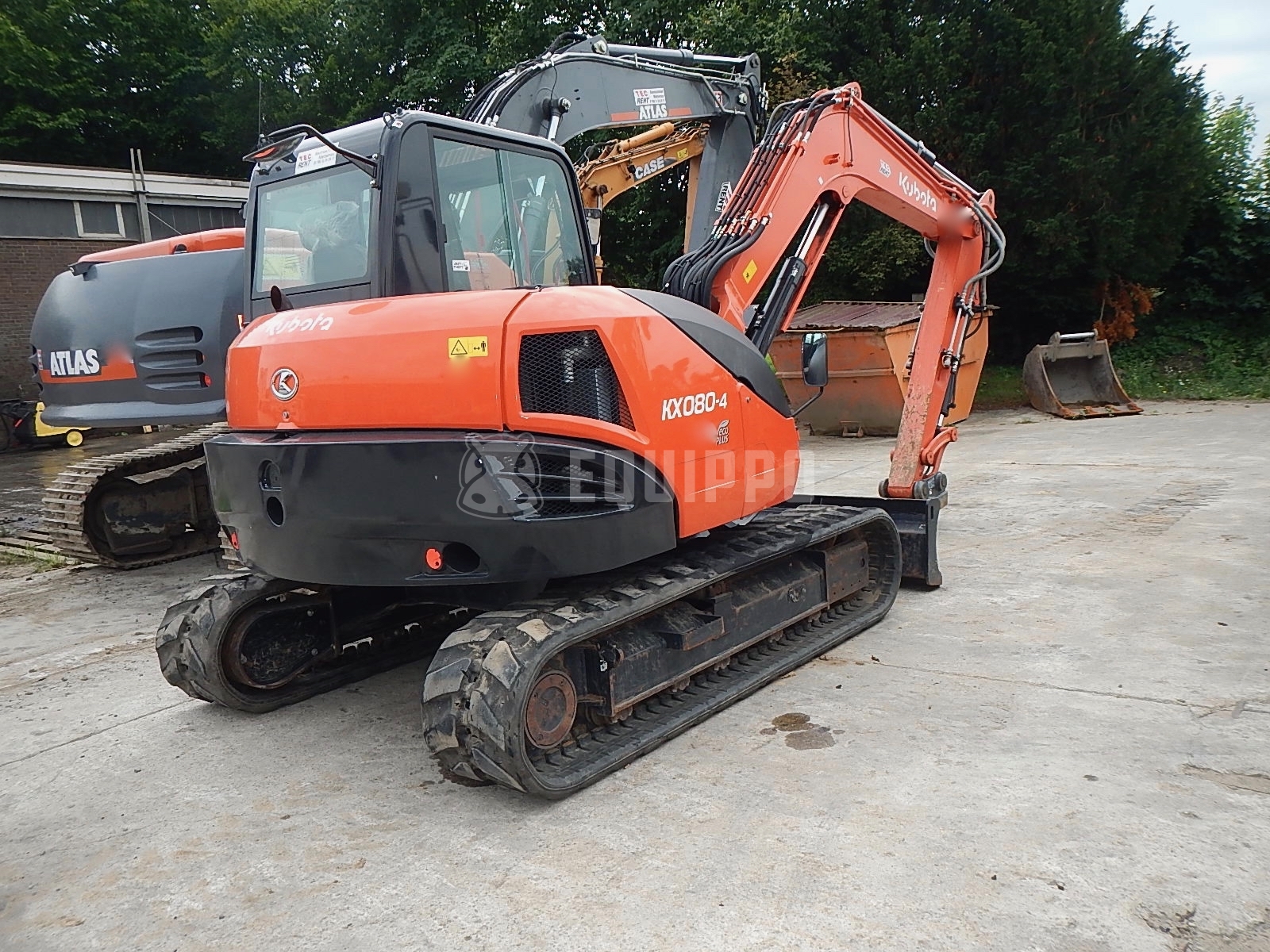 Kubota KX080-4  - - Used Midi Excavator 7t - 12t